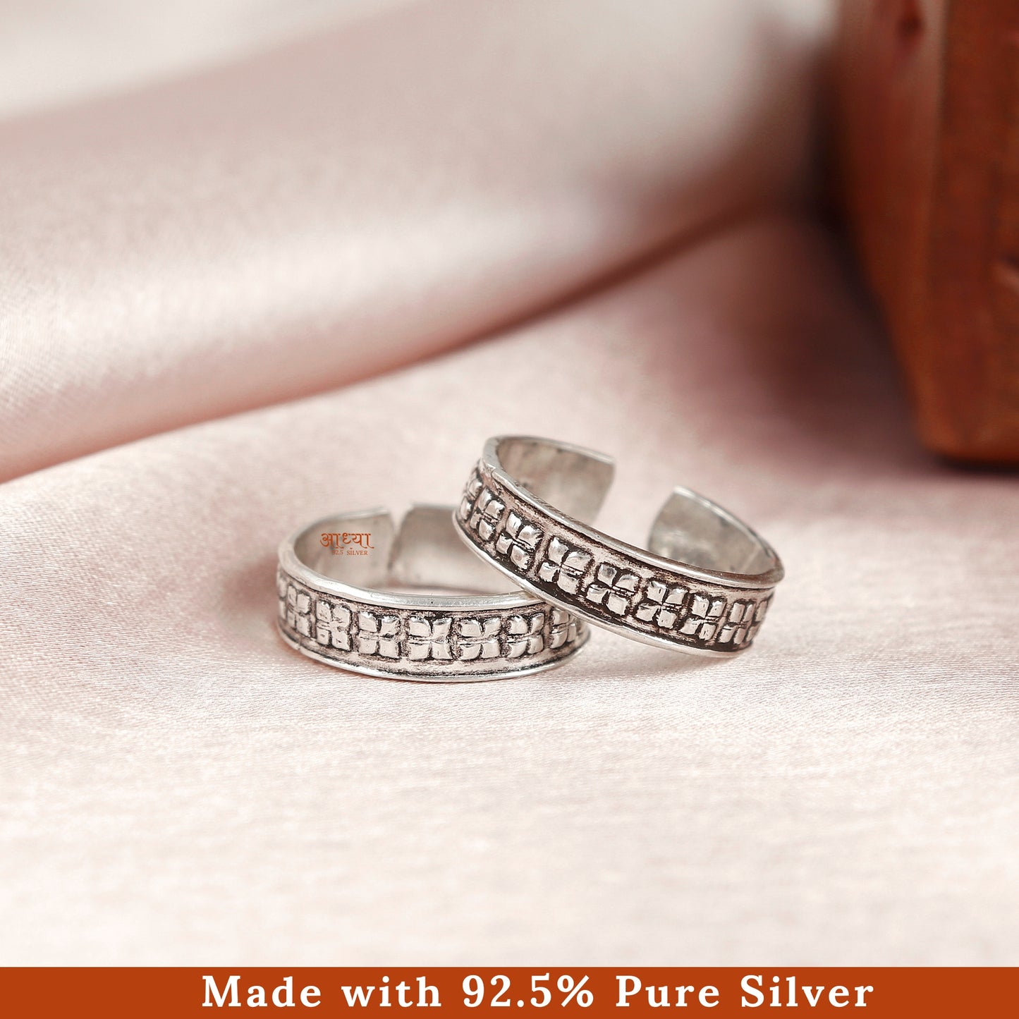 Antique Everyday Pure Silver Band Toe Ring