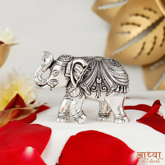 Filigree Work Silver Elephant