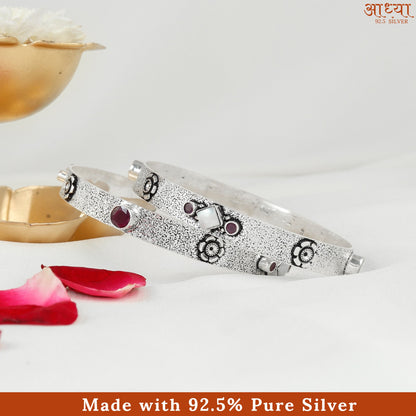 Pure Silver Statement Piece Bangle