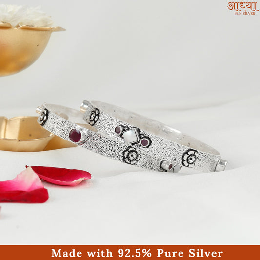 Pure Silver Statement Piece Bangle
